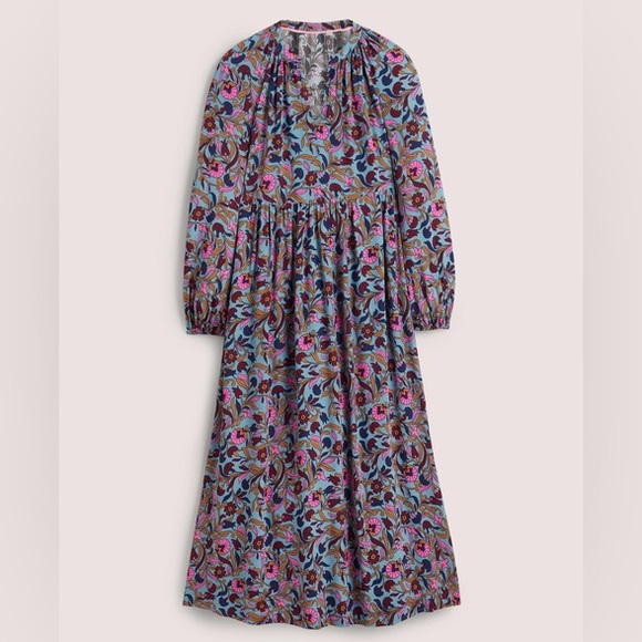 Boden Floral V-Neck Maxi Dress size 4 - Picture 16 of 16